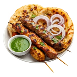 Seekh Kabab Naan